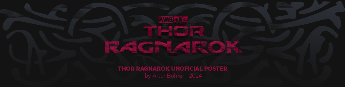 ILLUSTRATION  graphic design  design art Digital Art  marvel Avengers Thor fanart digital illustration