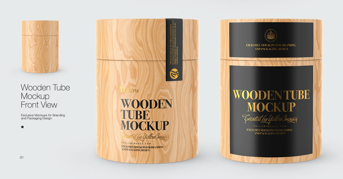 Download Free PSD-mockups | Wooden&Paper Tubes on Behance