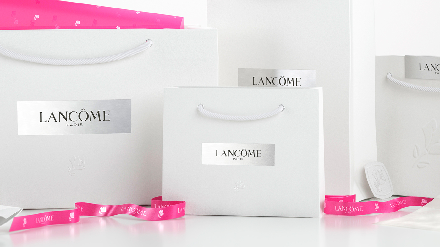 Lancome gifting cgi advertising cgi illustration 3d beauty visuals Perfume & Cosmetics 3D Rendering CGI packaging rendering packaging rendering luxury visuals
