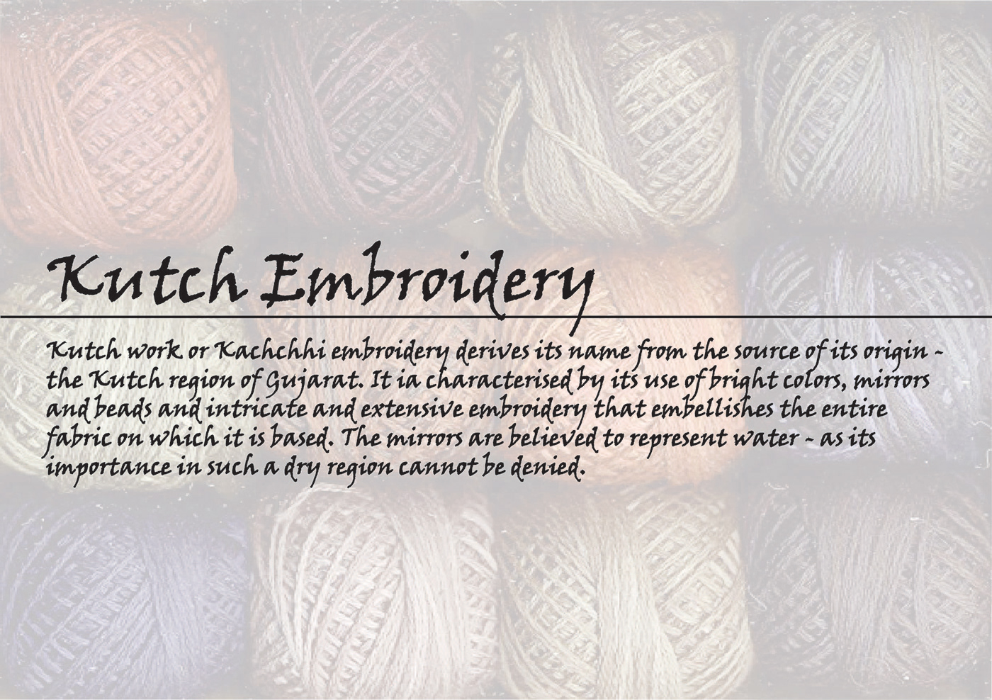 Embroidery Needle thread