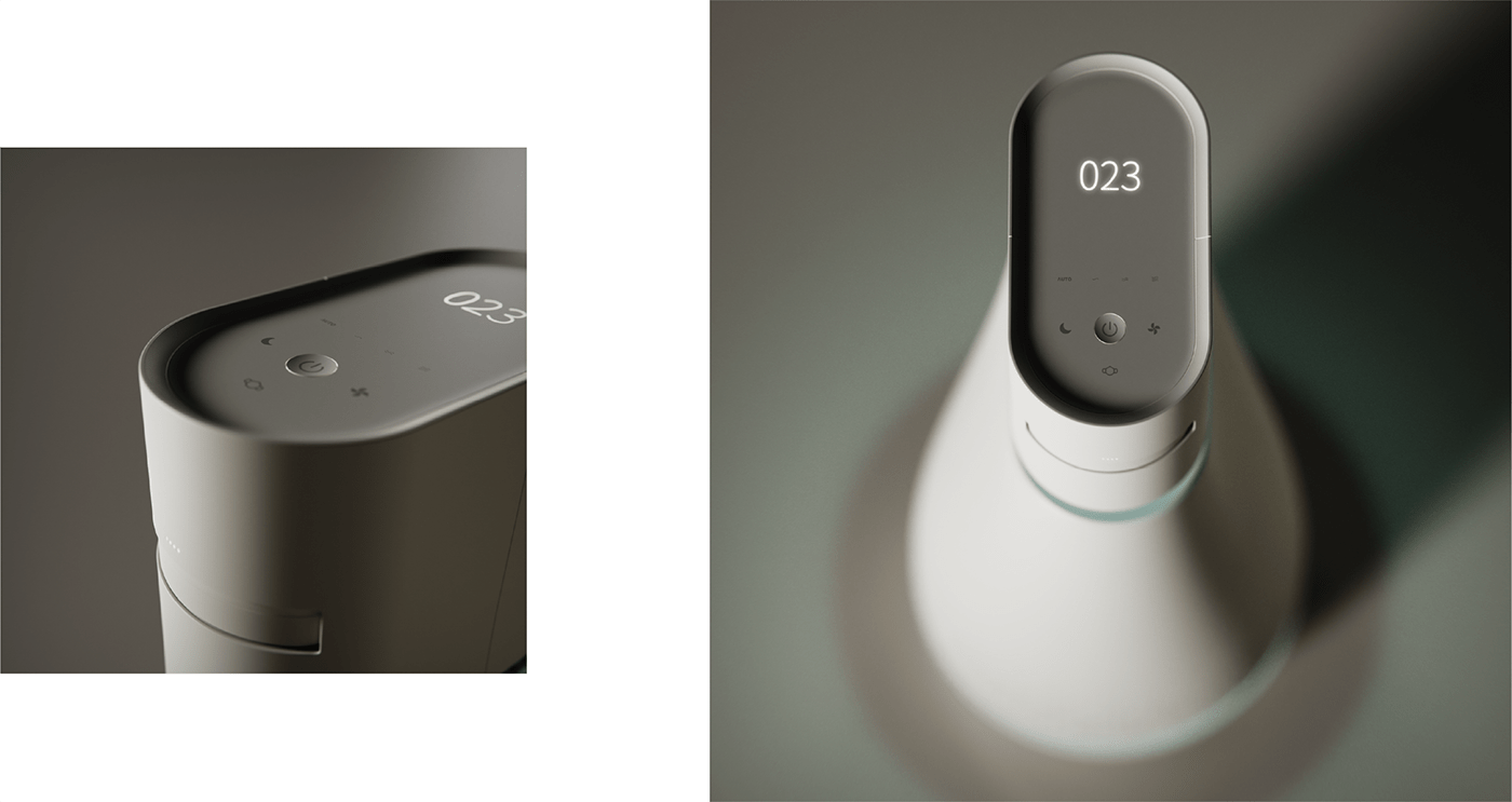 air purifier COVid Render cinema 4d motion design concept product