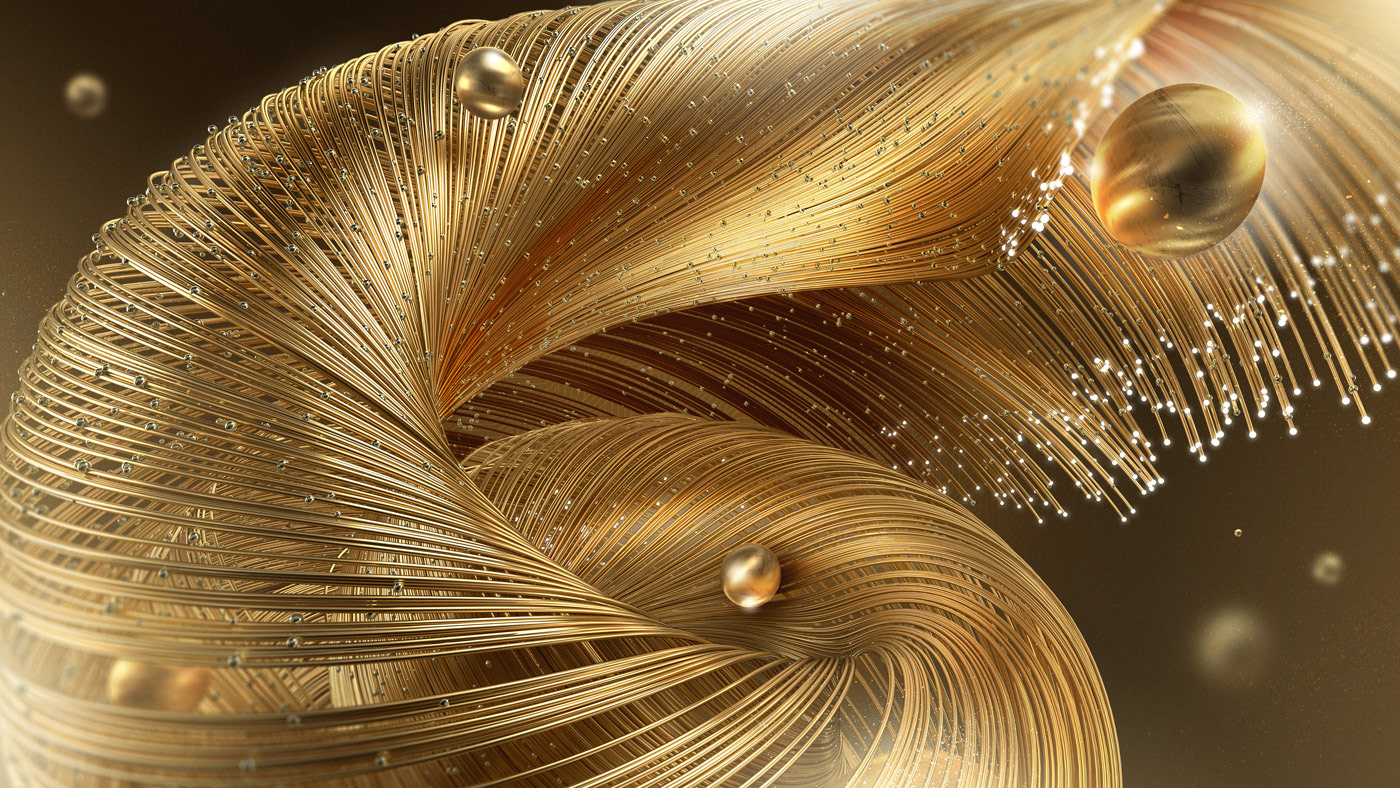 abstract desktop gold mobile strings wallpaper