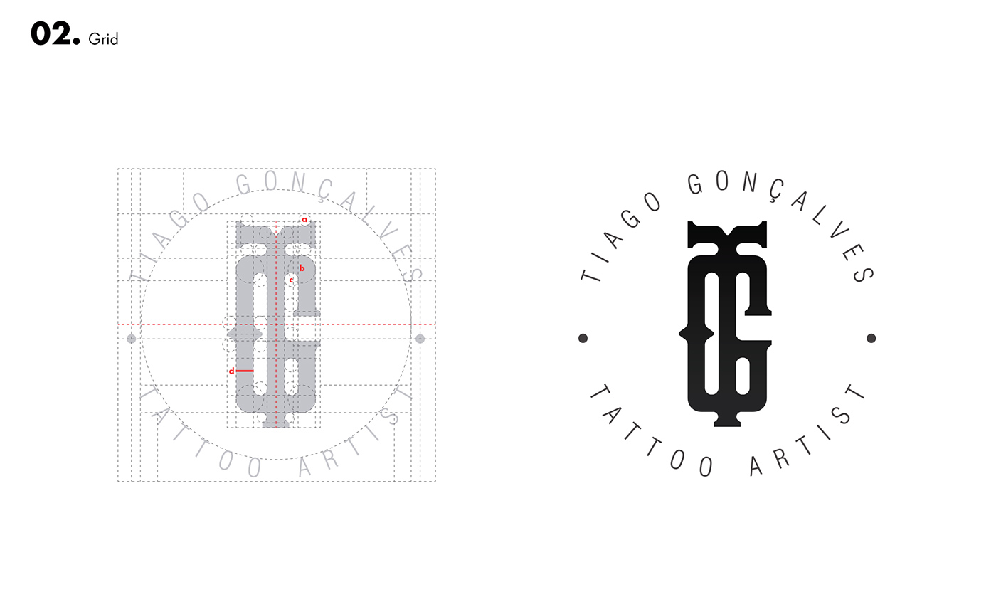 logo brand identity branding  Logotype graphic design  marca visual identity tattoo monogram