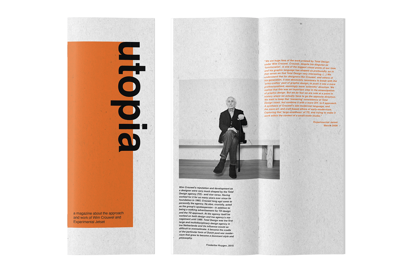 editorial utopia wimcrouwel Experimentaljetset graphicdesign publication modernism typography   Layout VisualDesign