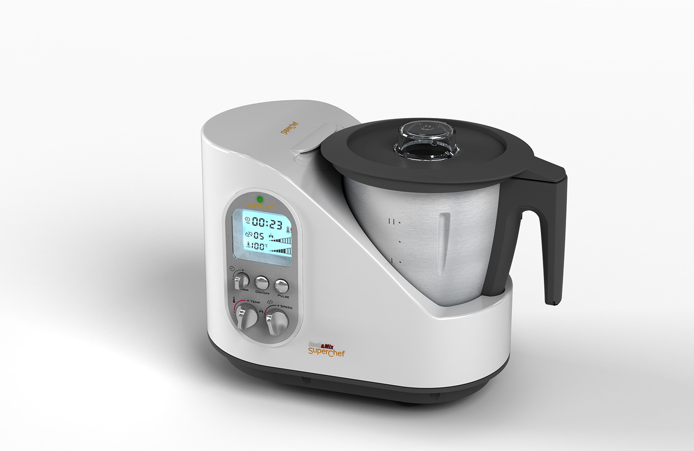 Superchef Cook&mix cf-550 robot de cocina diseño  industrial diseño de producto
