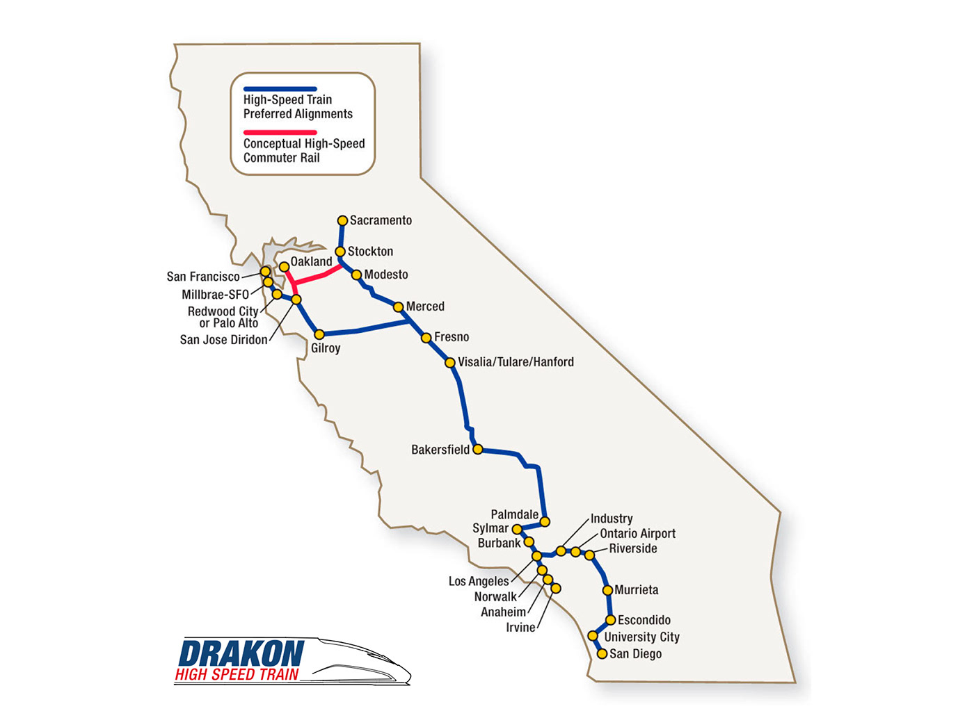 train vray concept High Speed Transport HDRI Render California