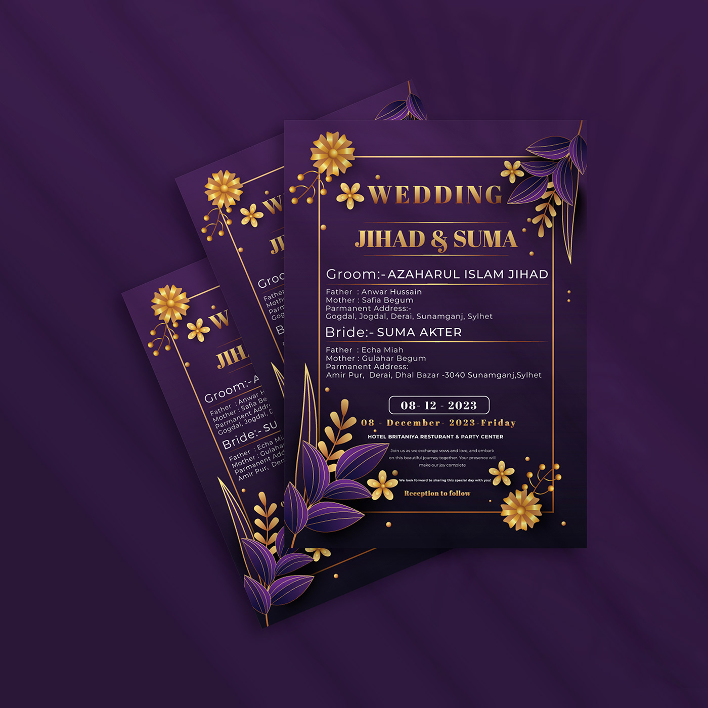 Flyer Design flyer banner wedding Invitation invite card wedding invitation marriage Love