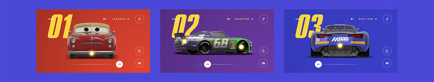 interaction grid inspiration branding  graphic design  typography   design UI Website Cars