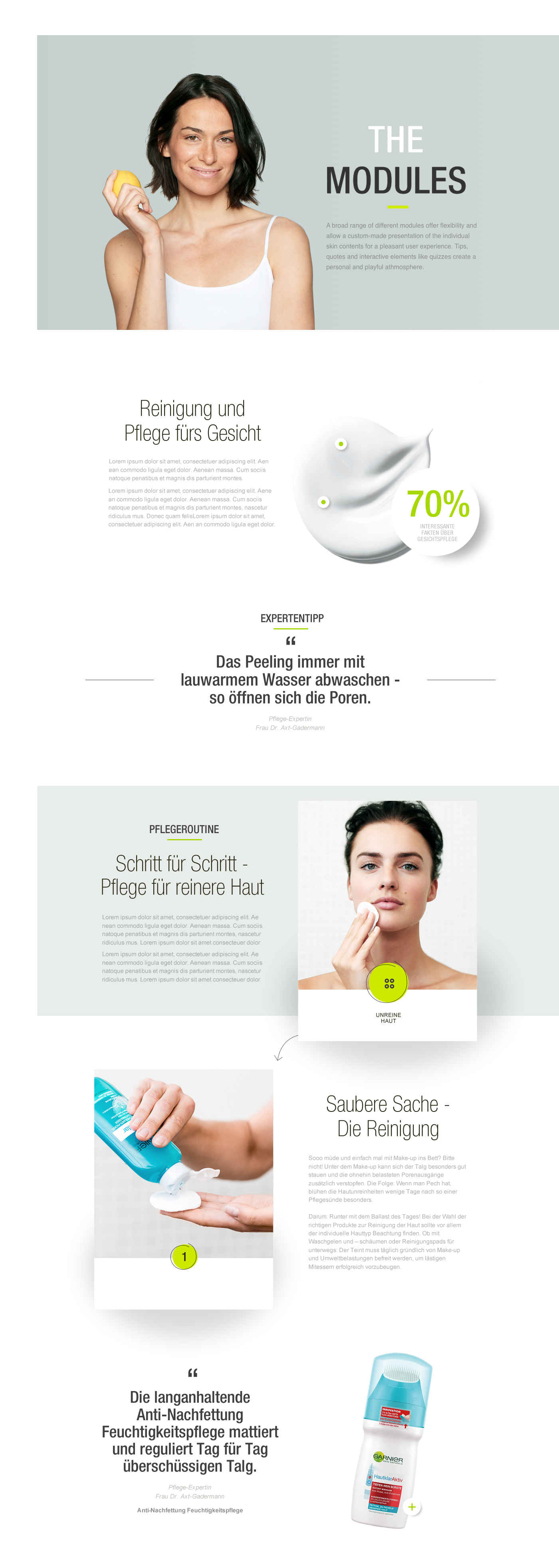 interactive graphic identity ux beauty Layout Website clean editorial