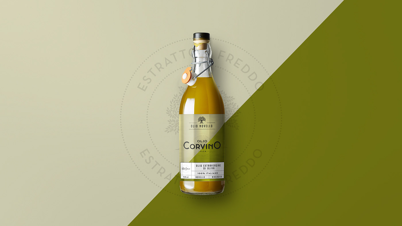 Olive Oil Packaging label design brand
