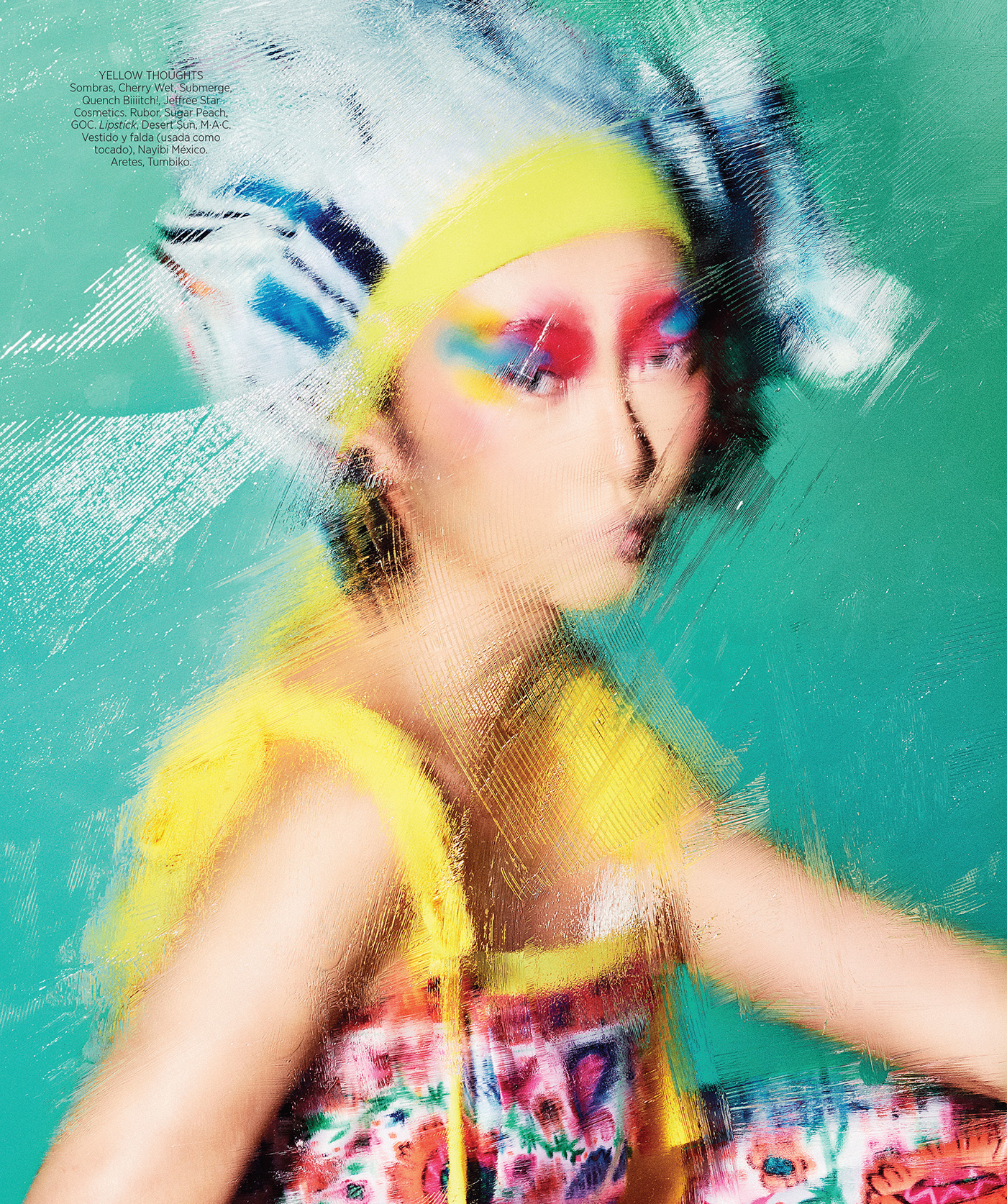art beauty color editorial Harpers Bazaar mexico nyc Photography  styling  tone