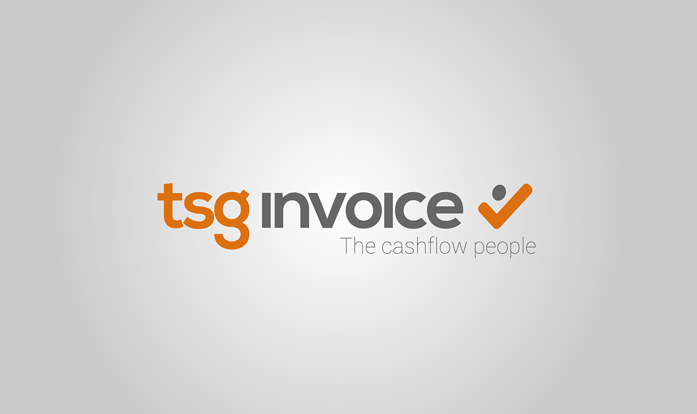 TSG invoice branding  Web Design  orange brand cashflow Logo Design