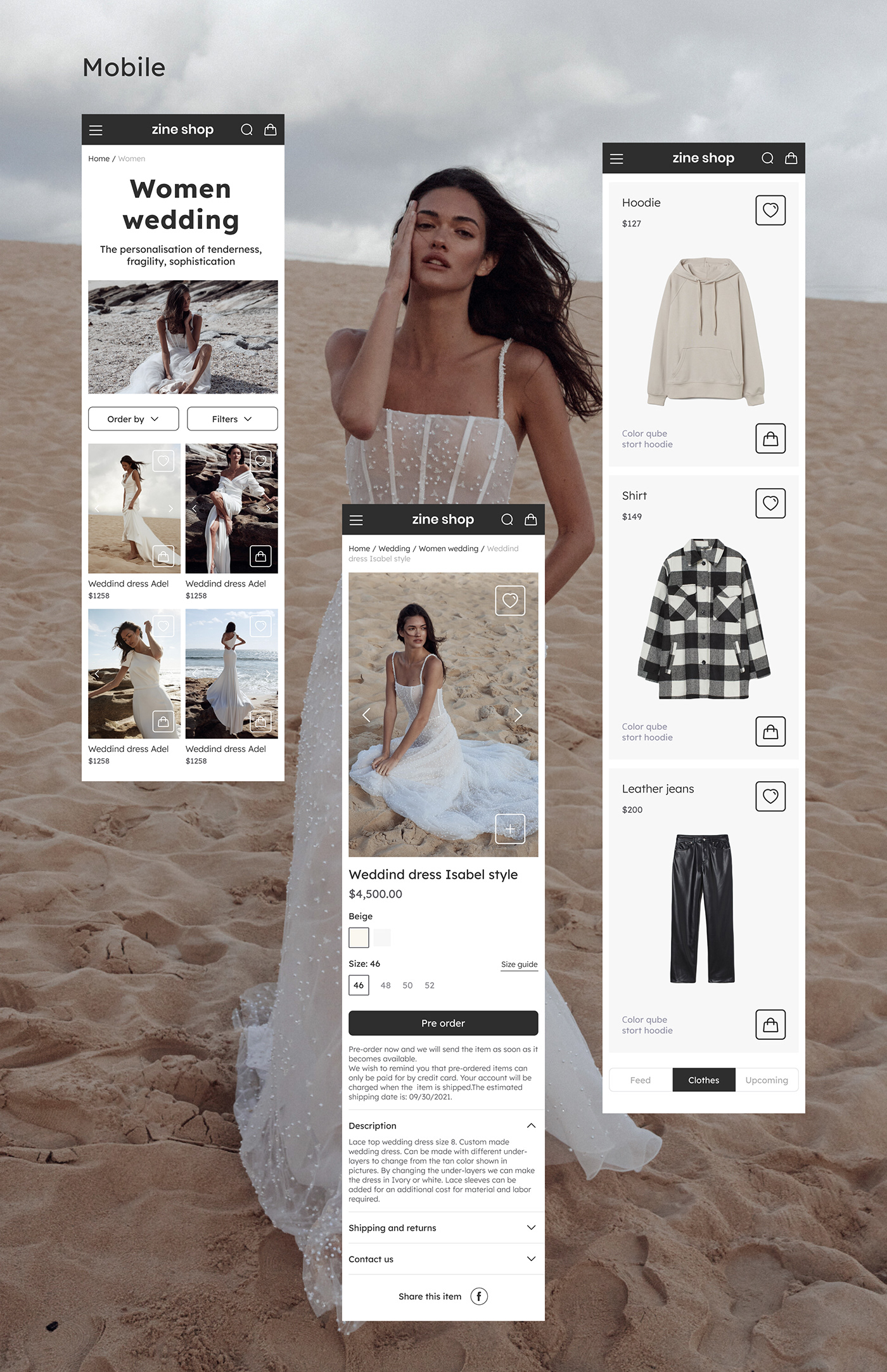 clothes e-commerce Ecommerce Fashion  ux/ui Website интернет-магазин интернет-магазин одежды магазин одежды мода