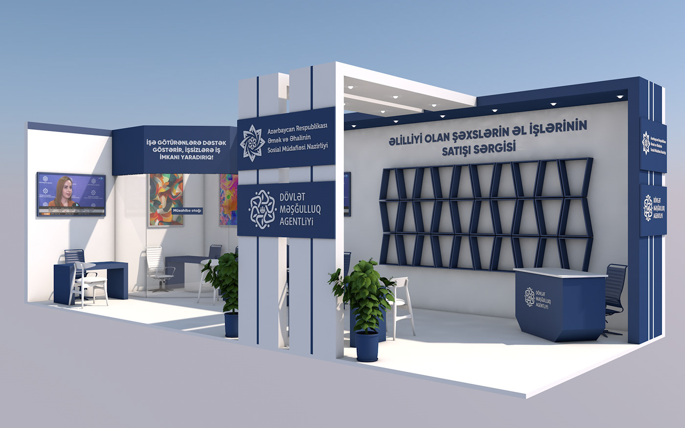 expo Expostand Stand 3D Exhibition  exterior