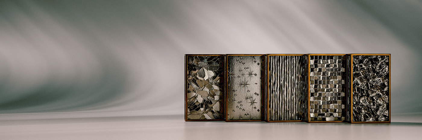 notebook book pattern paper glass vintage traditional brass package design  box
