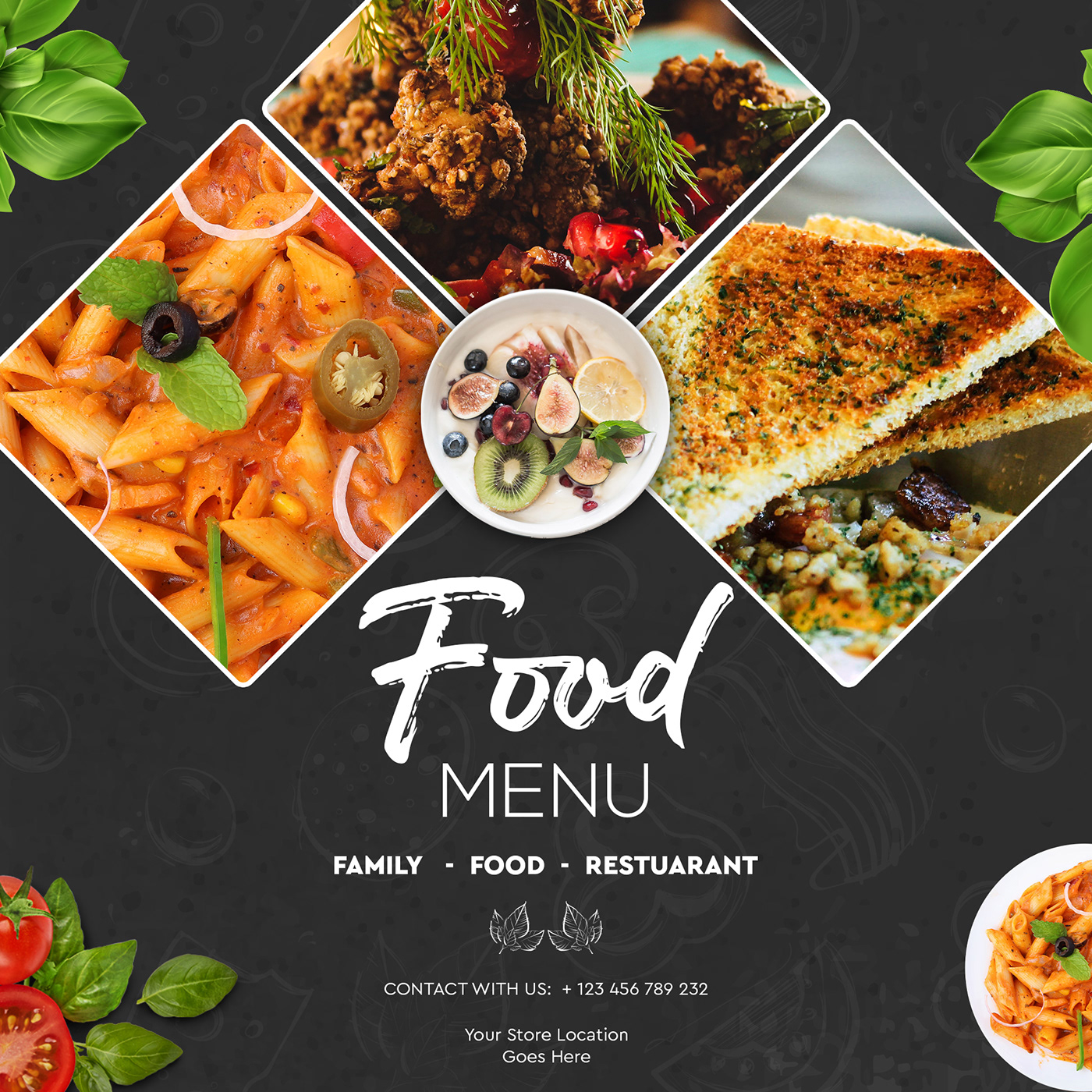 Food Banner Design Free Download on Behance