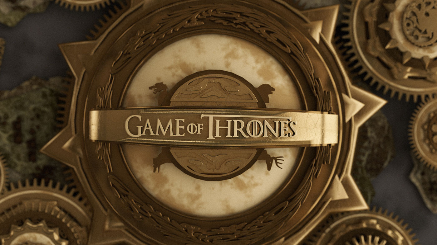 Game of Thrones 3D cinema4d Octane Render got package concept limited edition bluray DVD Fan Art digital motion product