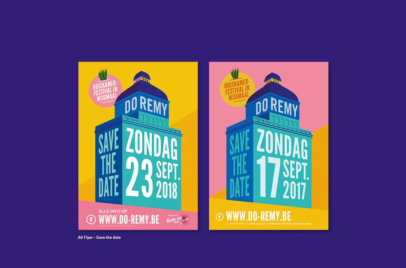 Adobe Portfolio festival music Muziek poster Website remy Wijgmaal Leuven doremy