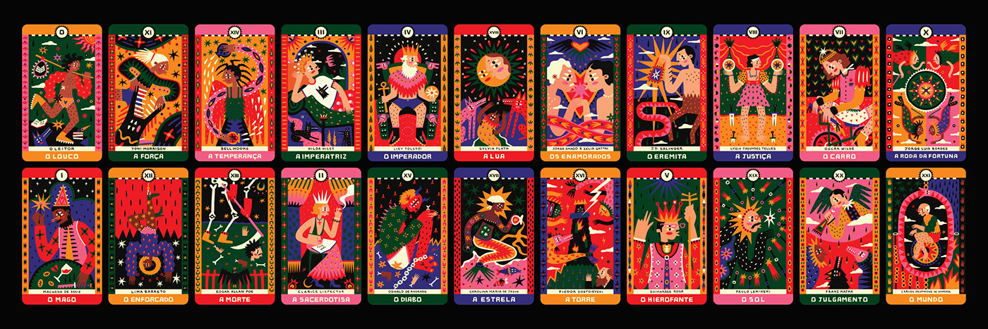tarot deck ILLUSTRATION  major arcana Tarot Cards digital illustration Procreate Character design 
