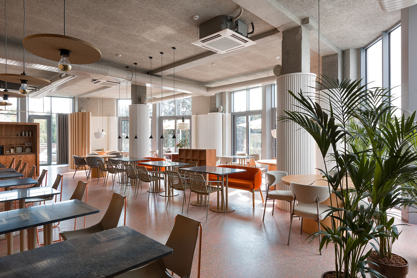 photo restaurant cicada plywood pilkington kiev Kyiv design Interior Australia