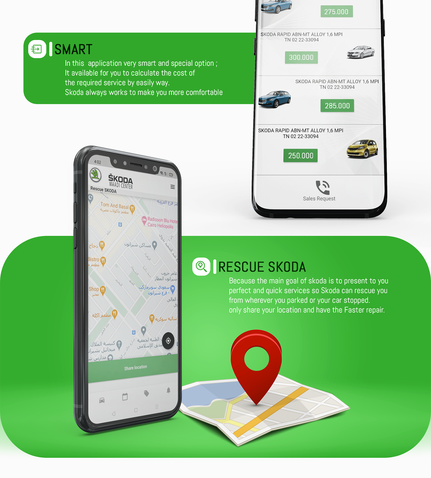 app design app development automotive   Cars Mobile app Skoda UI/UX