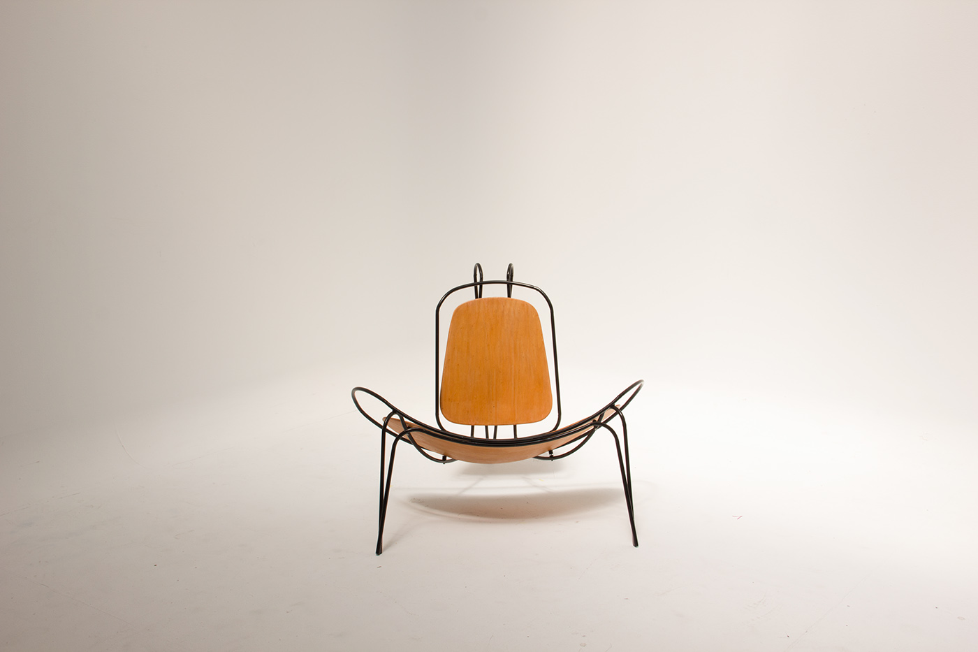 HansWegner chair iron plywood