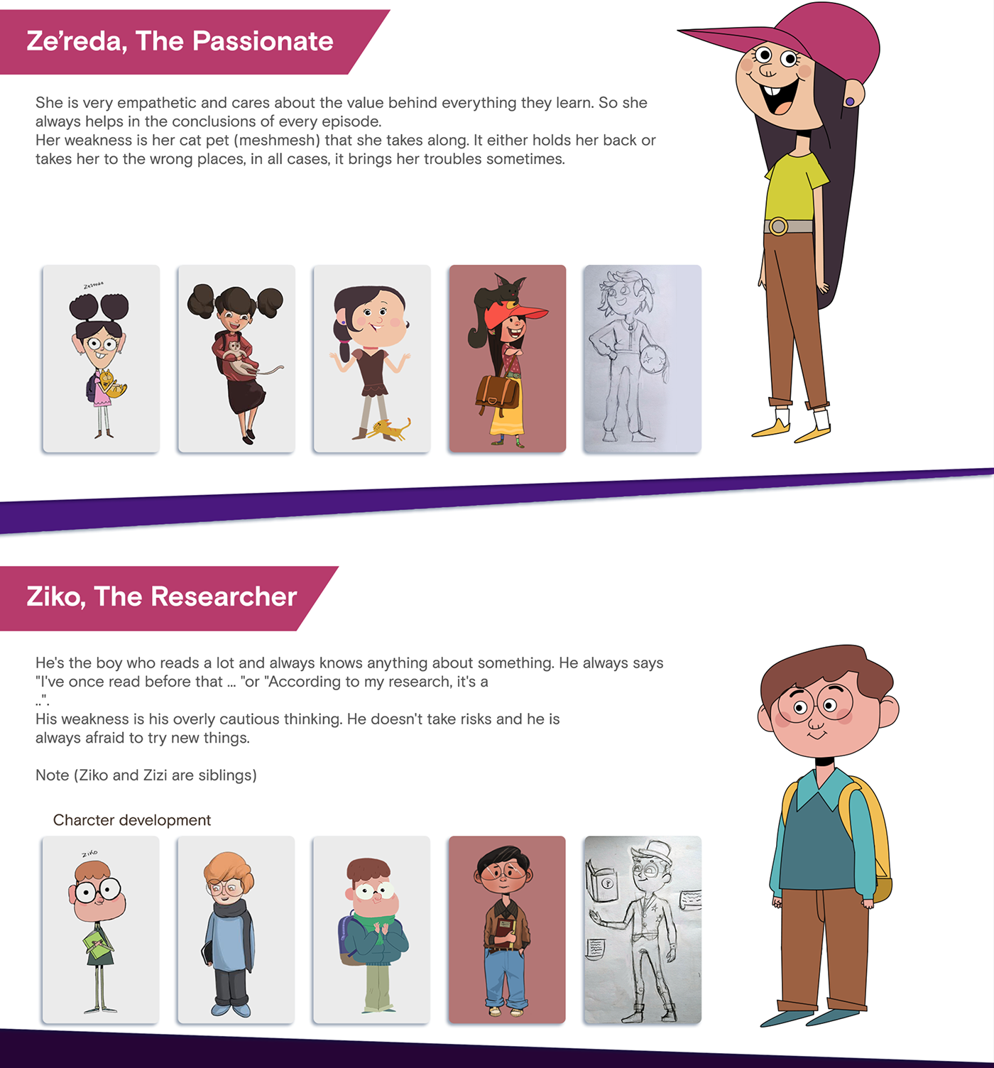 cartoon animation  Character design kids misr el khei Magic   books learn vuris c
