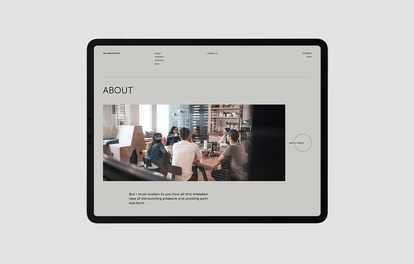 agency architecture Interior minimal studio UI ux Web Design  portfolio