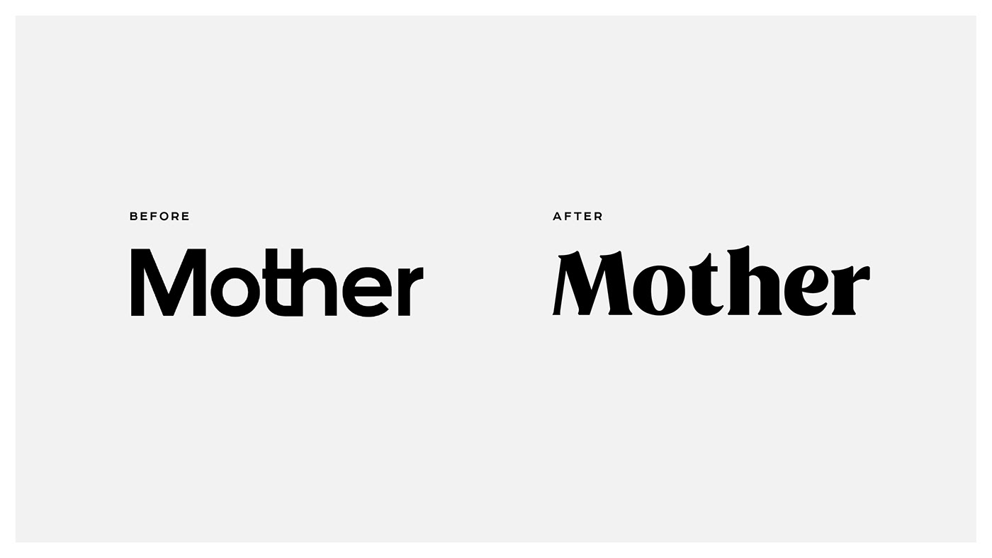 brand rebranding Rebrand Film   Photography  logo mother stepmother visual identity Production