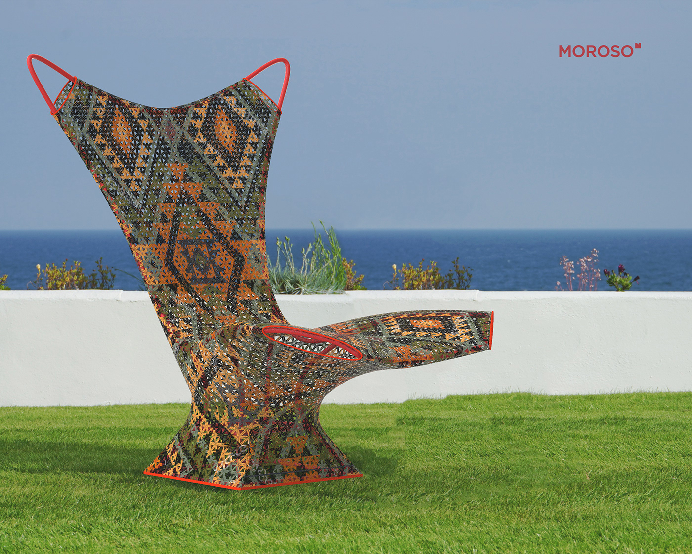 3D design furniture italian Moroso Outdoor product Render