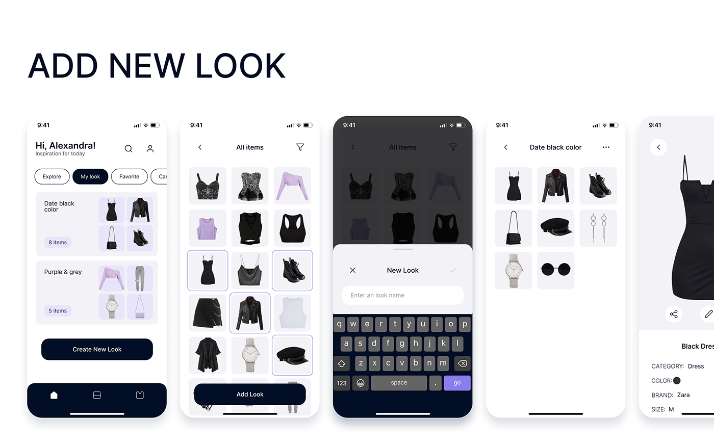 app app design mobile Mobile app mobile design Mobile UI user experience wardrobe interaction Fashion 
