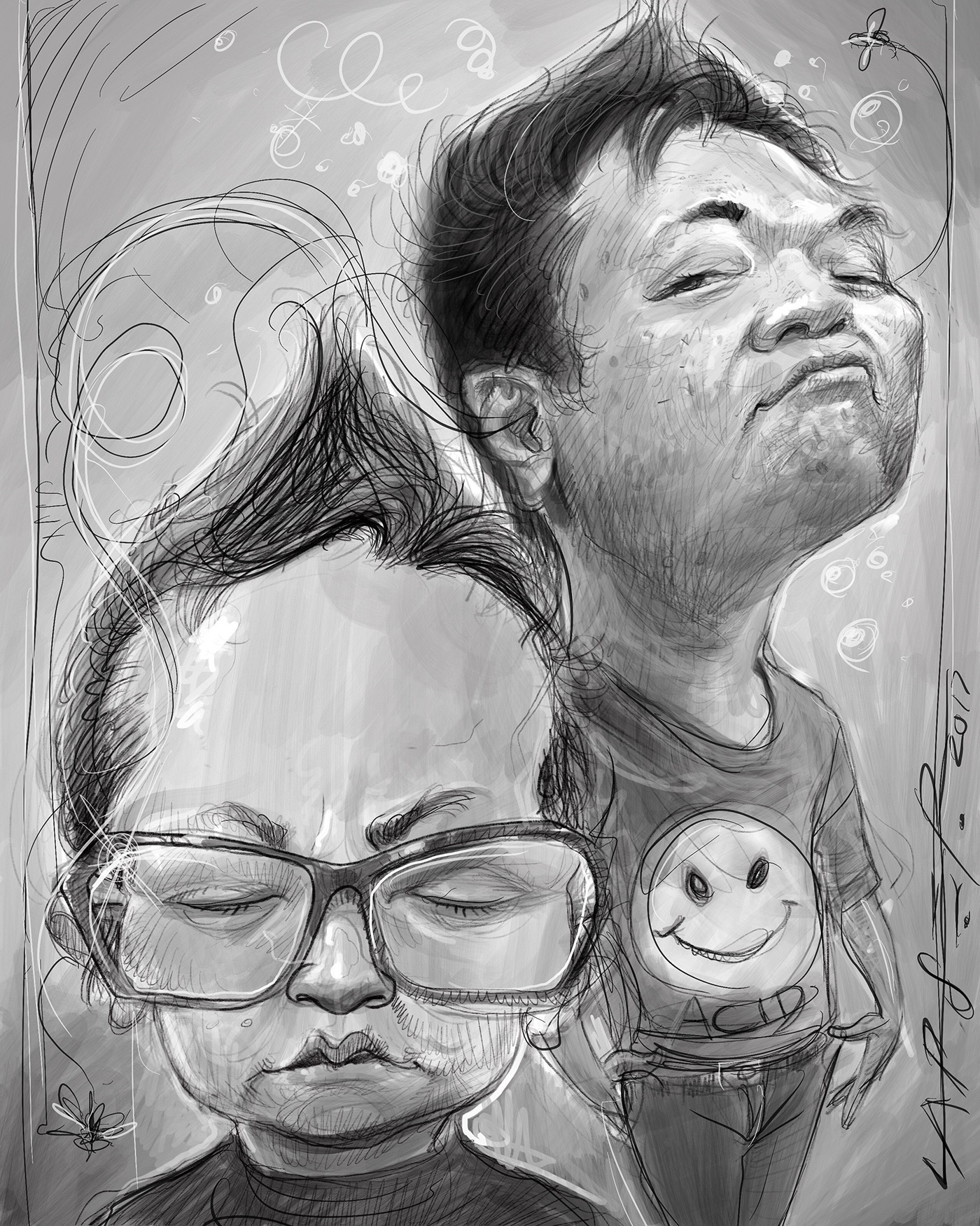 caricature   Drawing  painting  