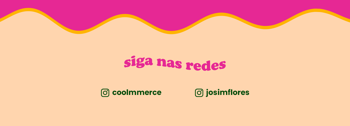 colorful cool Coolmmerce flyer Instagram Post pink smiley social media Social Media Design vintage