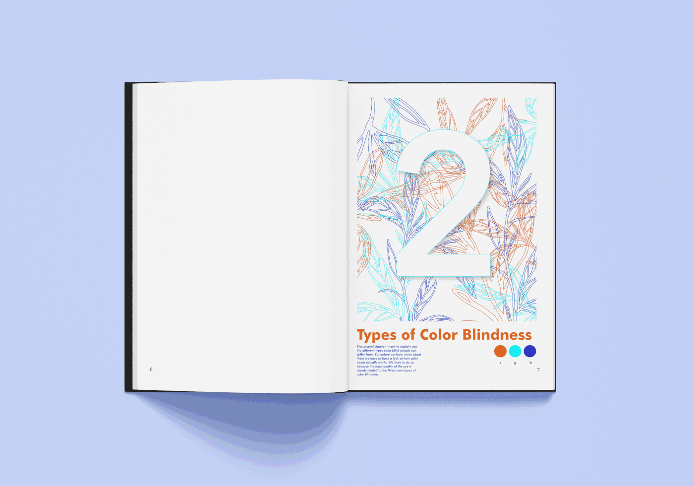 book a4 black blindness color design editorial help publication social