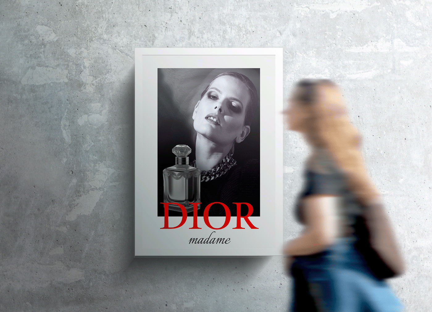 poster Student work student project учебный проект Dior