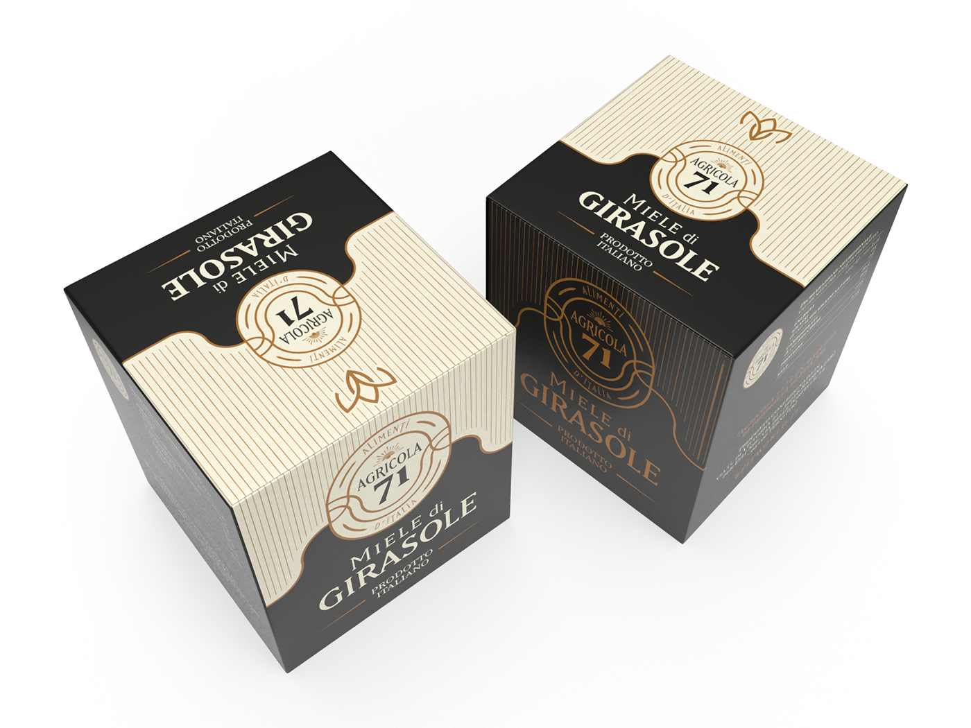 Packaging honey miele brandind italia Food  Label jar BARATTOLO black