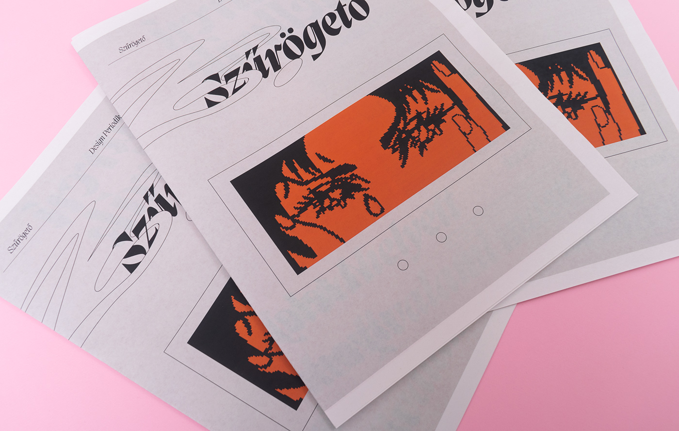 editorial editorial design  ILLUSTRATION  Layout newspaper print szűrögető tabloid Zine 