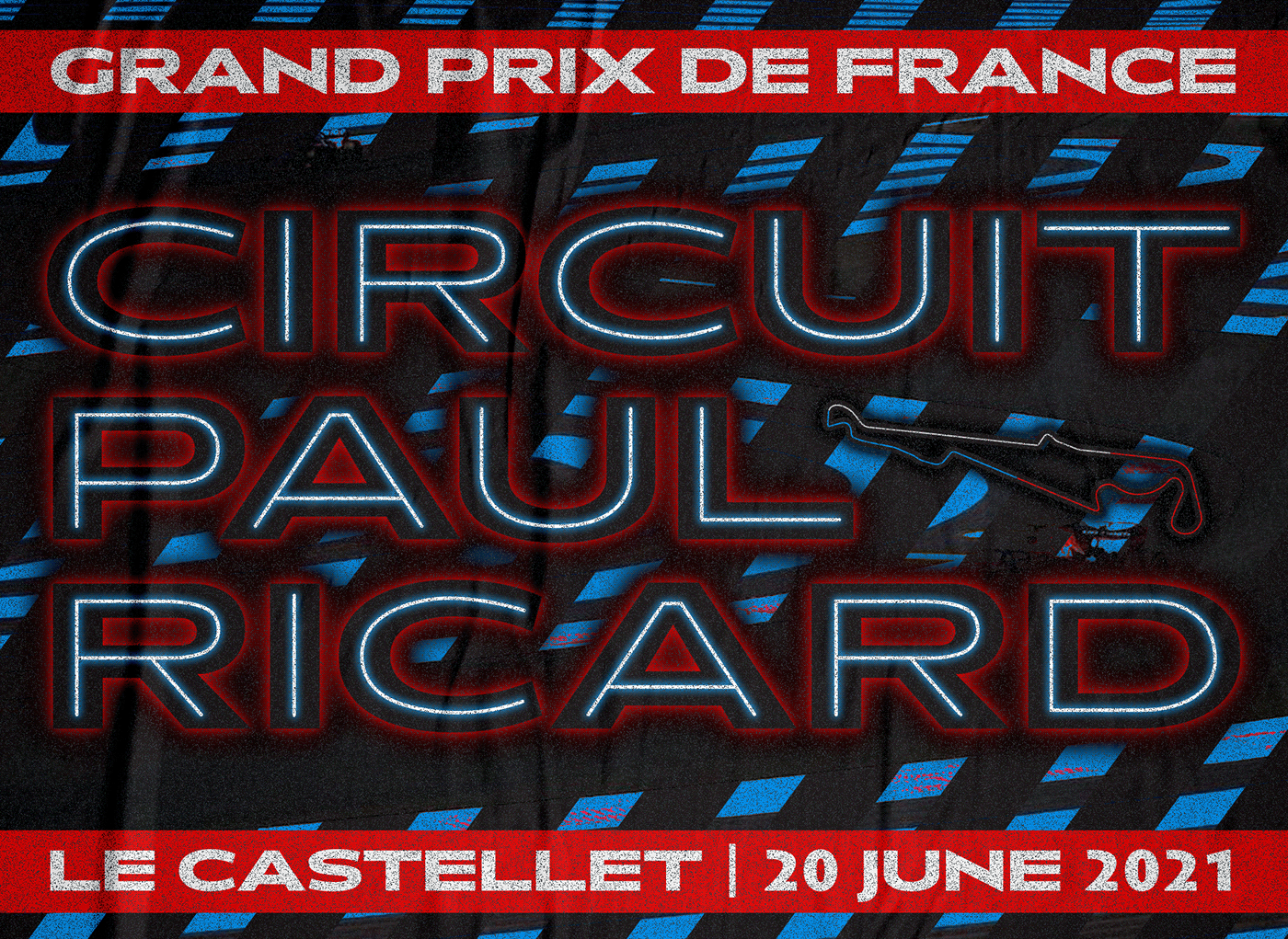 f1 Formula 1 French grand prix GP GRAND PRIX Le castellet paul ricard poster