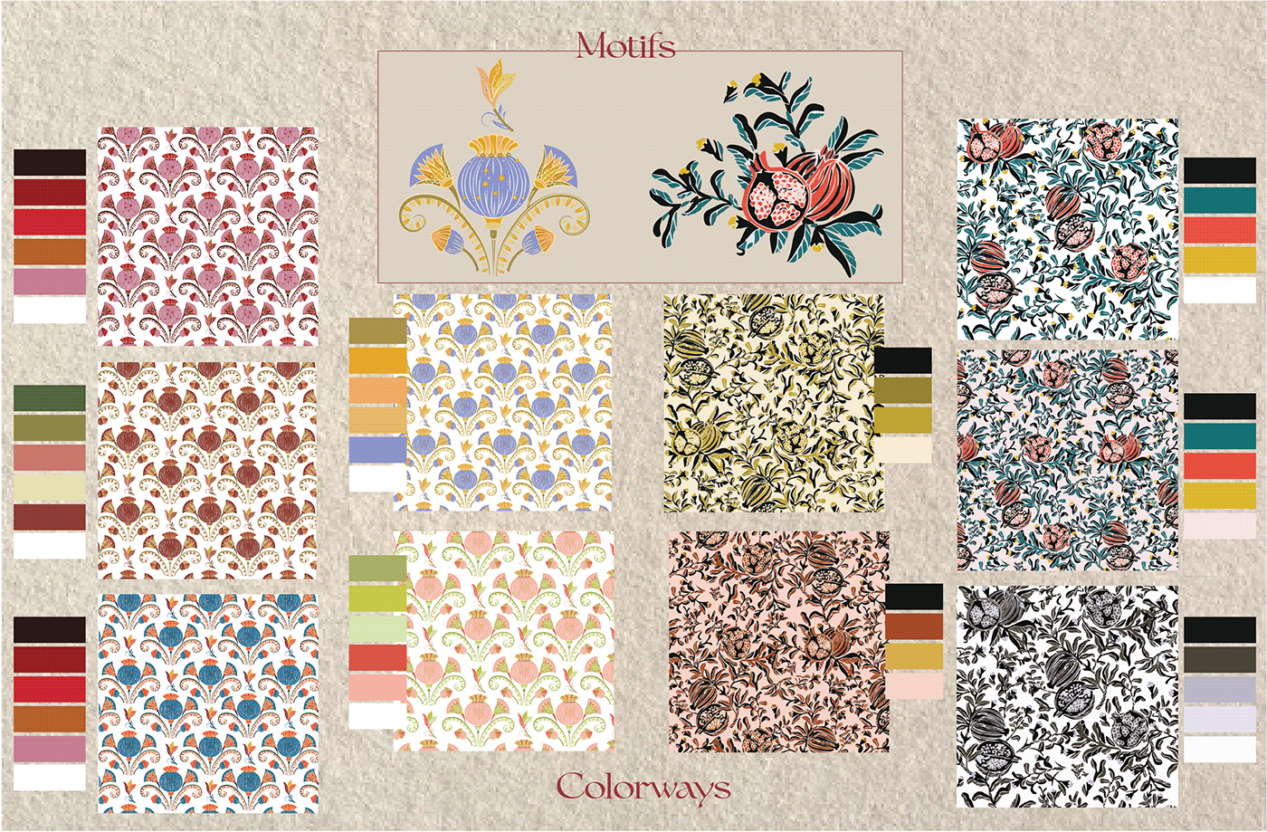 textile design  textile design portfolio weaving pattern print portfolio Fashion  surface pattern design fashion portfolio