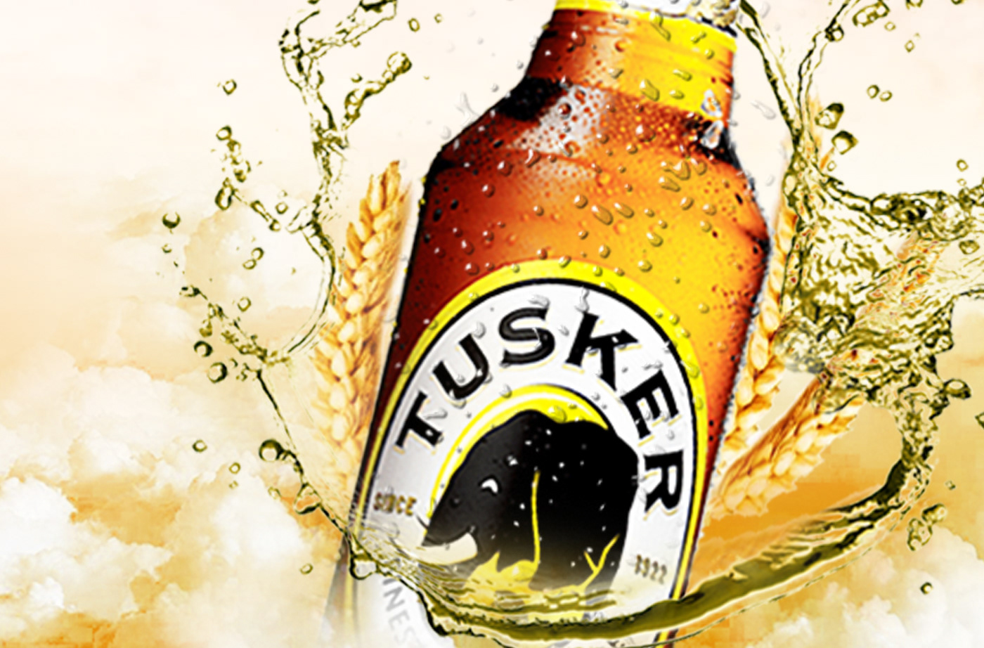 art direction  beer beer clouds branding  design kenya nairobi photoshop Tusker tusker kenya