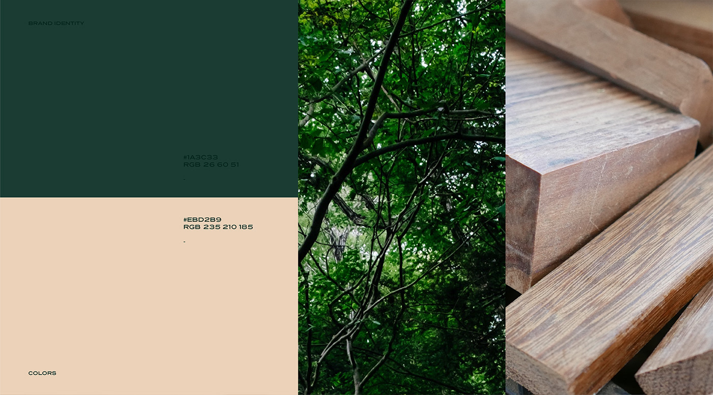 wood type furniture simple modern cut green
