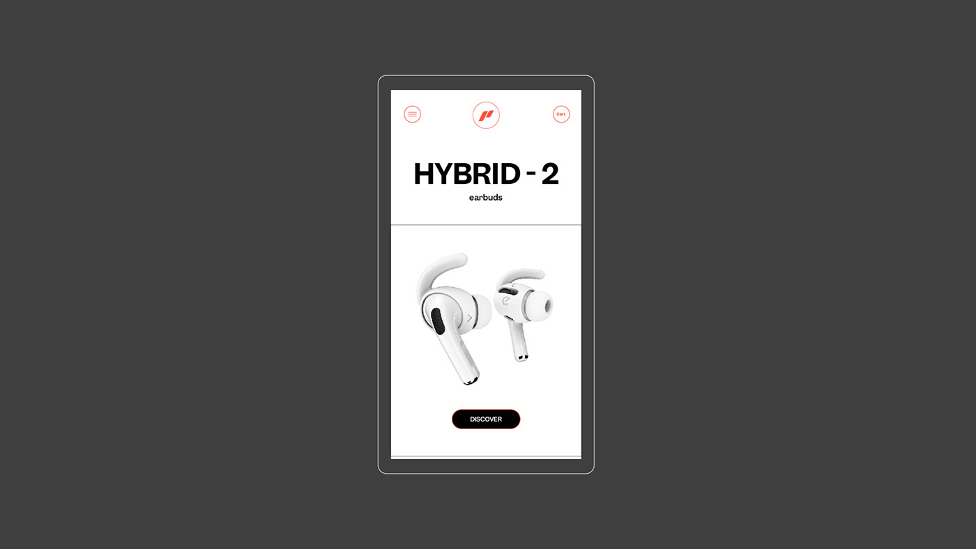 Brand Design Earbuds EarPods logo Mockup running visual identity