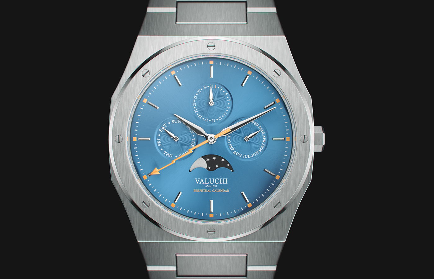 3d watch Fashion  luxury Render substance substance designer  watch watch render watch 3D watch cgi