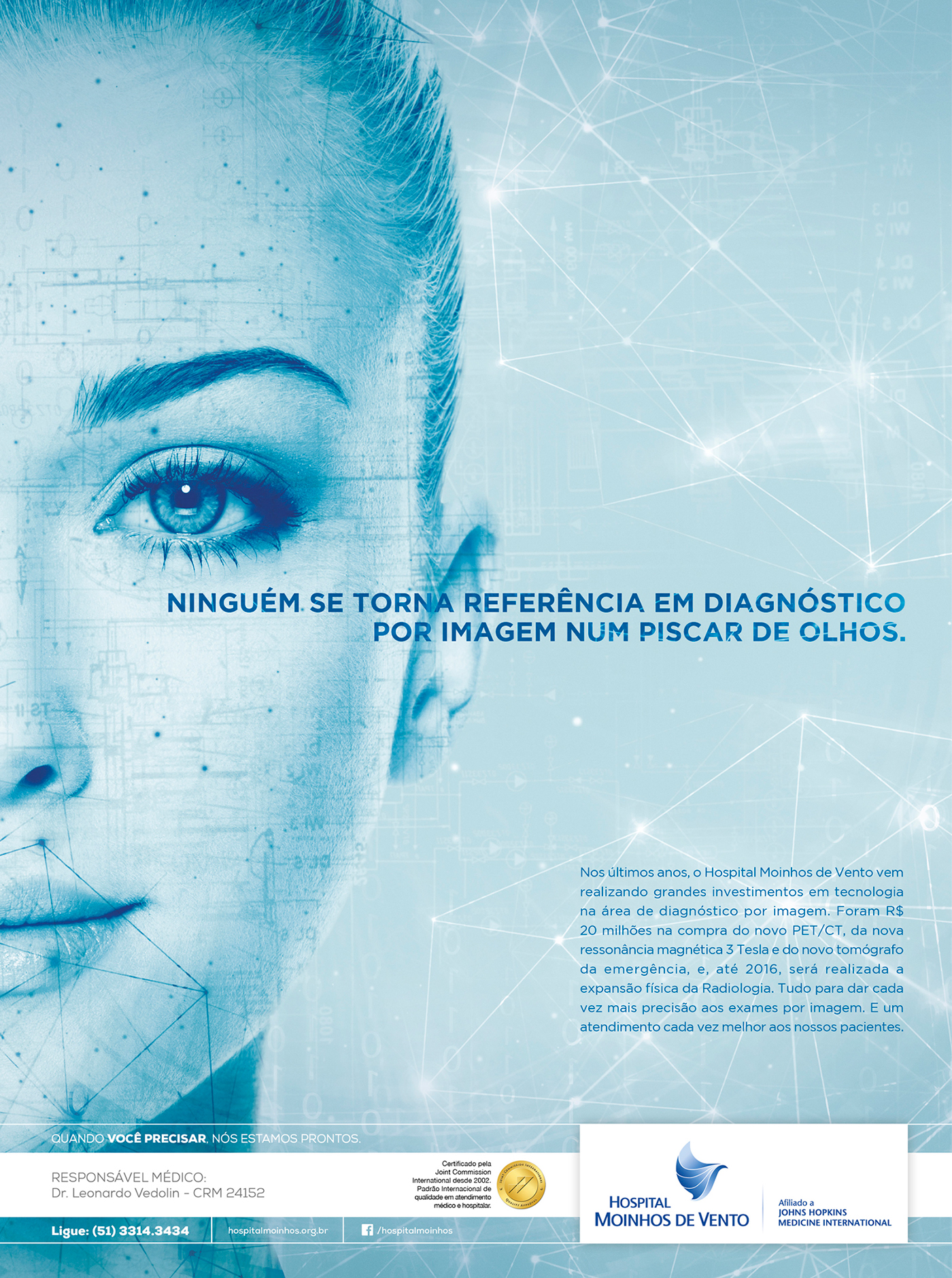 Adobe Portfolio hospital Moinhos hmv radiologia rim anúncio