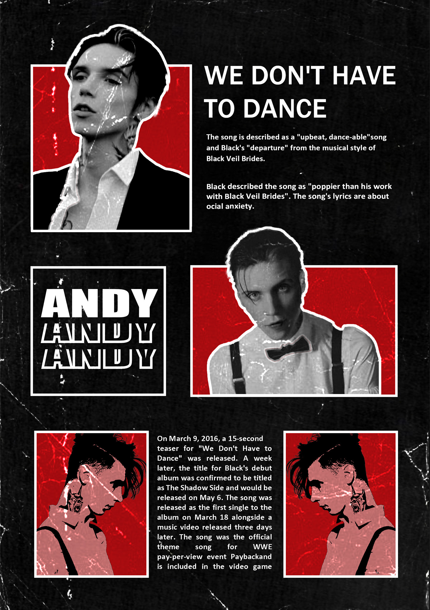 Andy Black poster design