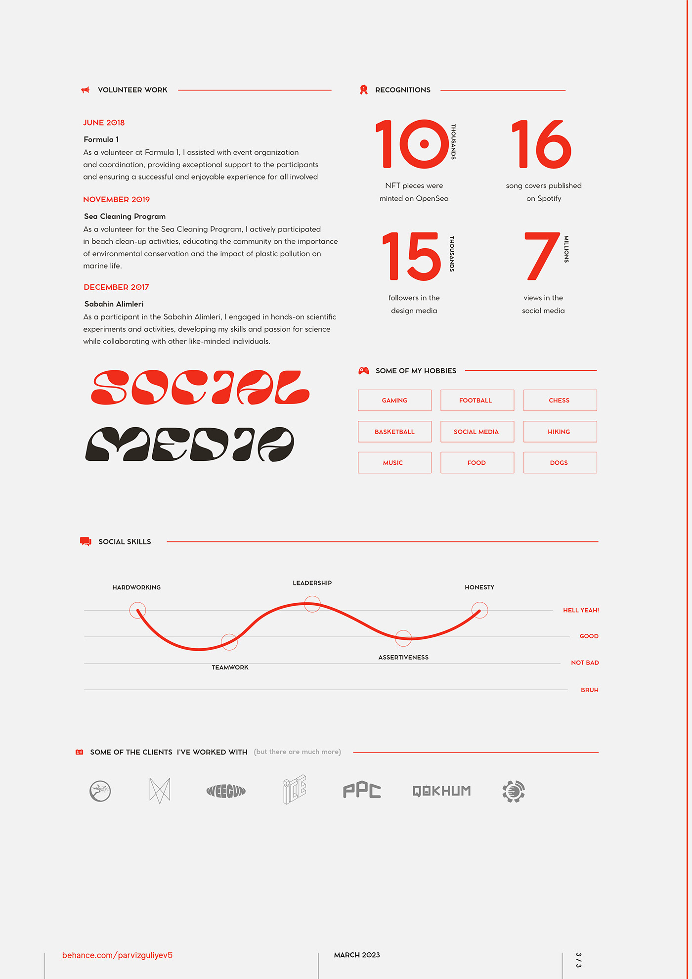 brand identity CV design designer identity Logotype portfolio Resume resume design typography  