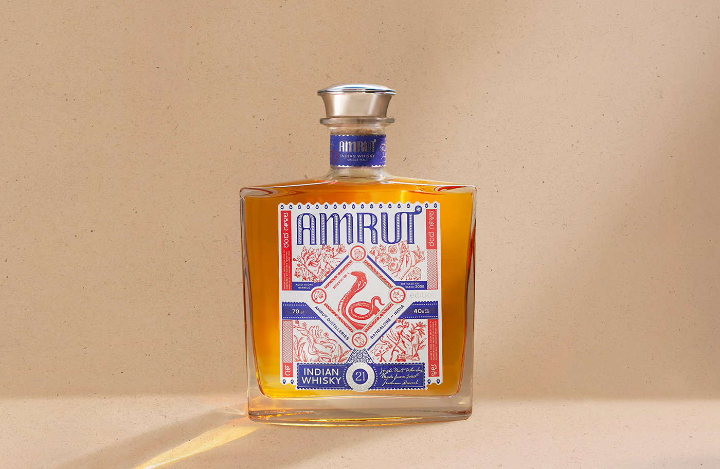 alcohol bottle Brand Design India Packaging visual identity Whisky label design Spirits