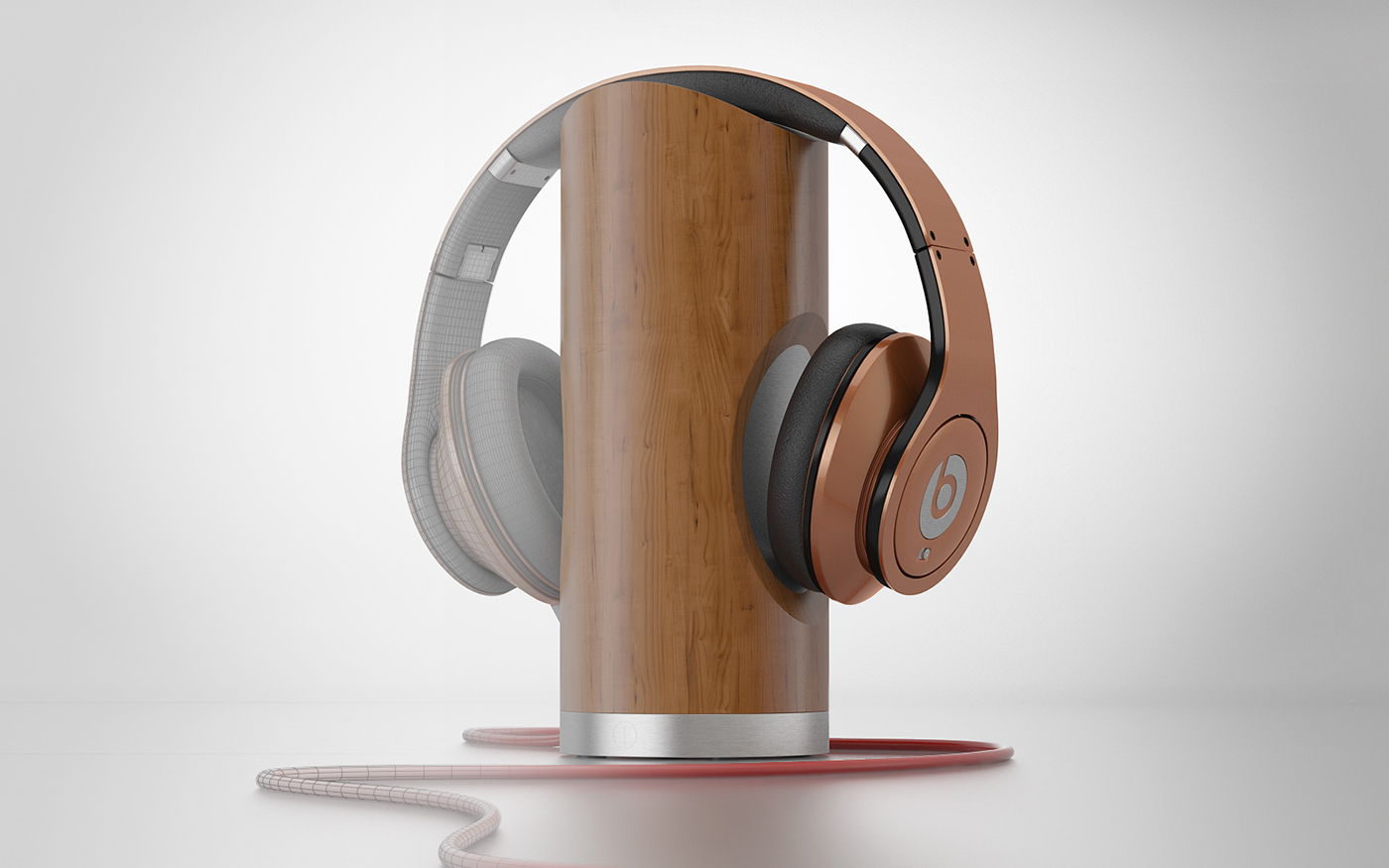 headphones stand concept product design 