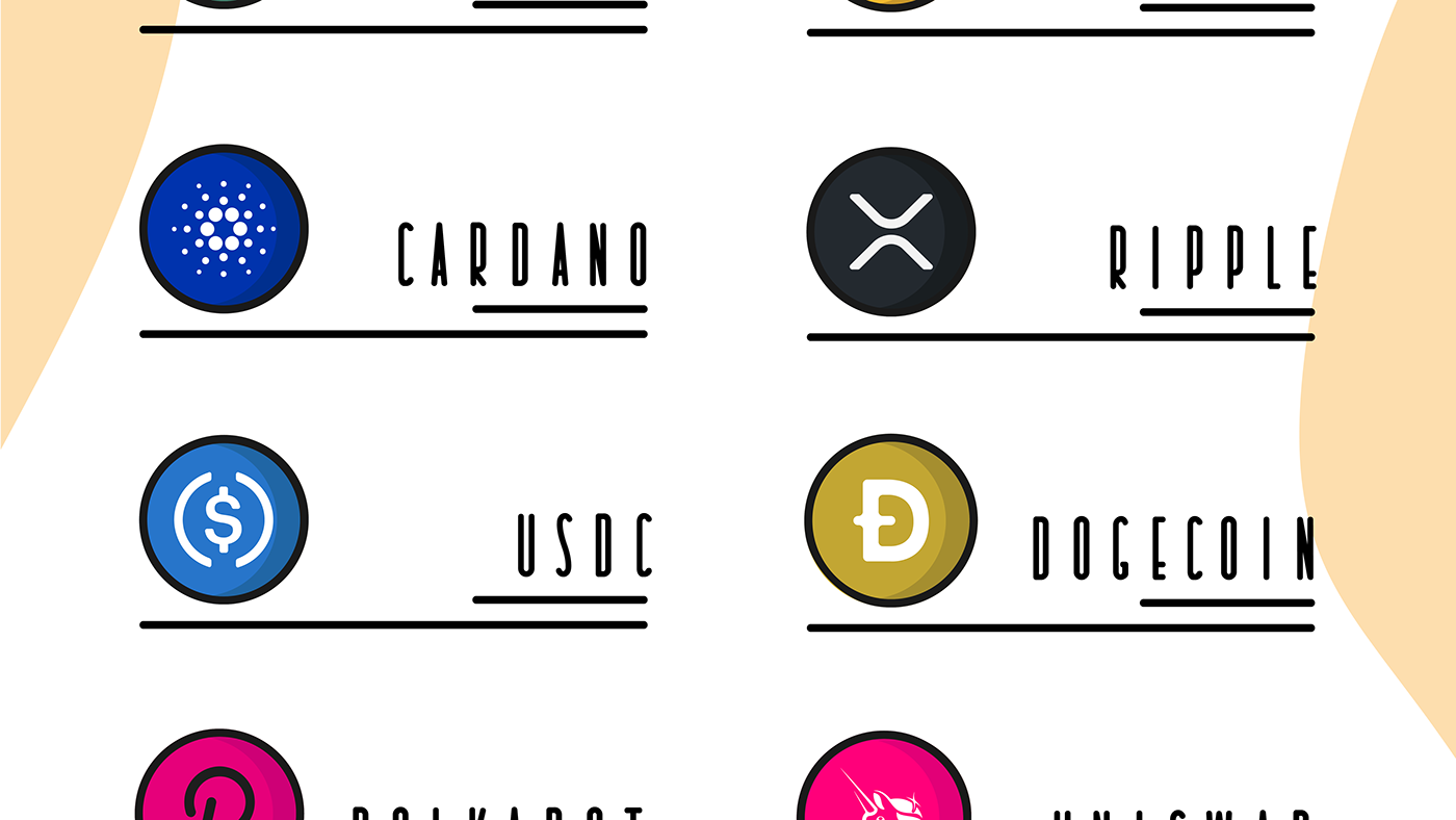 bitcoin BNB crypto cryptocurreny etherium exchange Icon Illustrator