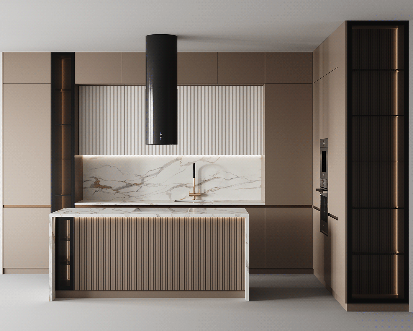 3dmodeling corona kitchen kitchen design Render archviz Interior visualization modern kitchen